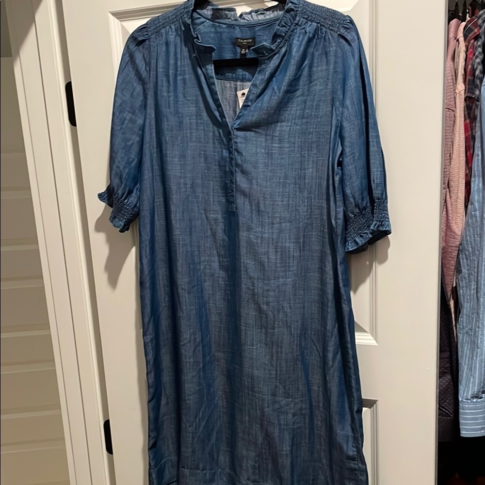 Talbots Blue Dress - Picture 12 of 13